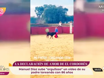 Manuel Díaz ‘El Cordobés’ presume de padre en redes sociales: “Orgulloso de ser hijo tuyo" Manuel Díaz ‘El Cordobés’ presume de padre en redes sociales: “Orgulloso de ser hijo tuyo"