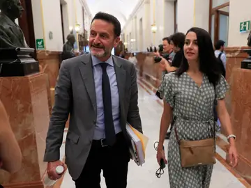 Inés Arrimadas y Edmundo Bal, en una imagen de archivo Inés Arrimadas y Edmundo Bal, en una imagen de archivo
