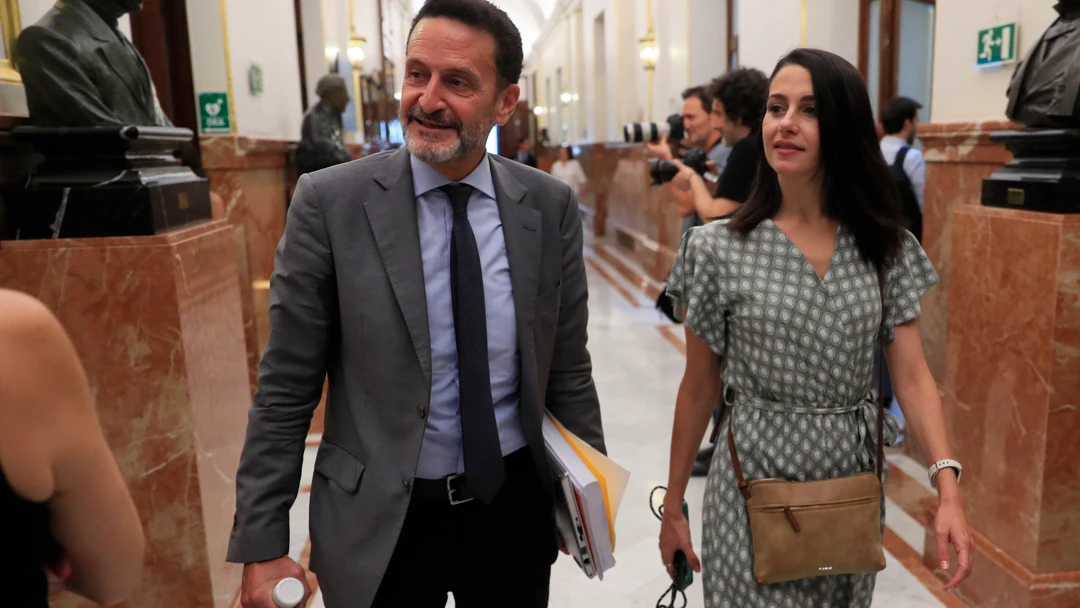 In&eacute;s Arrimadas y Edmundo Bal, en una imagen de archivo
