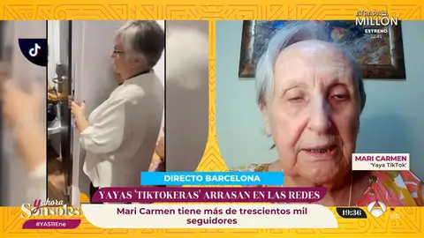 Mari Carmen, la yaya influencer, empezó en redes gracias a su nieto: "No sé si gano dinero, de eso se encarga él" Mari Carmen, la yaya influencer, empezó en redes gracias a su nieto: "No sé si gano dinero, de eso se encarga él"