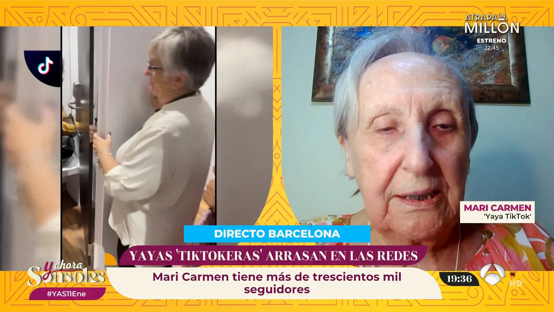 Mari Carmen, la yaya influencer, empez&oacute; en redes gracias a su nieto: "No s&eacute; si gano dinero, de eso se encarga &eacute;l"