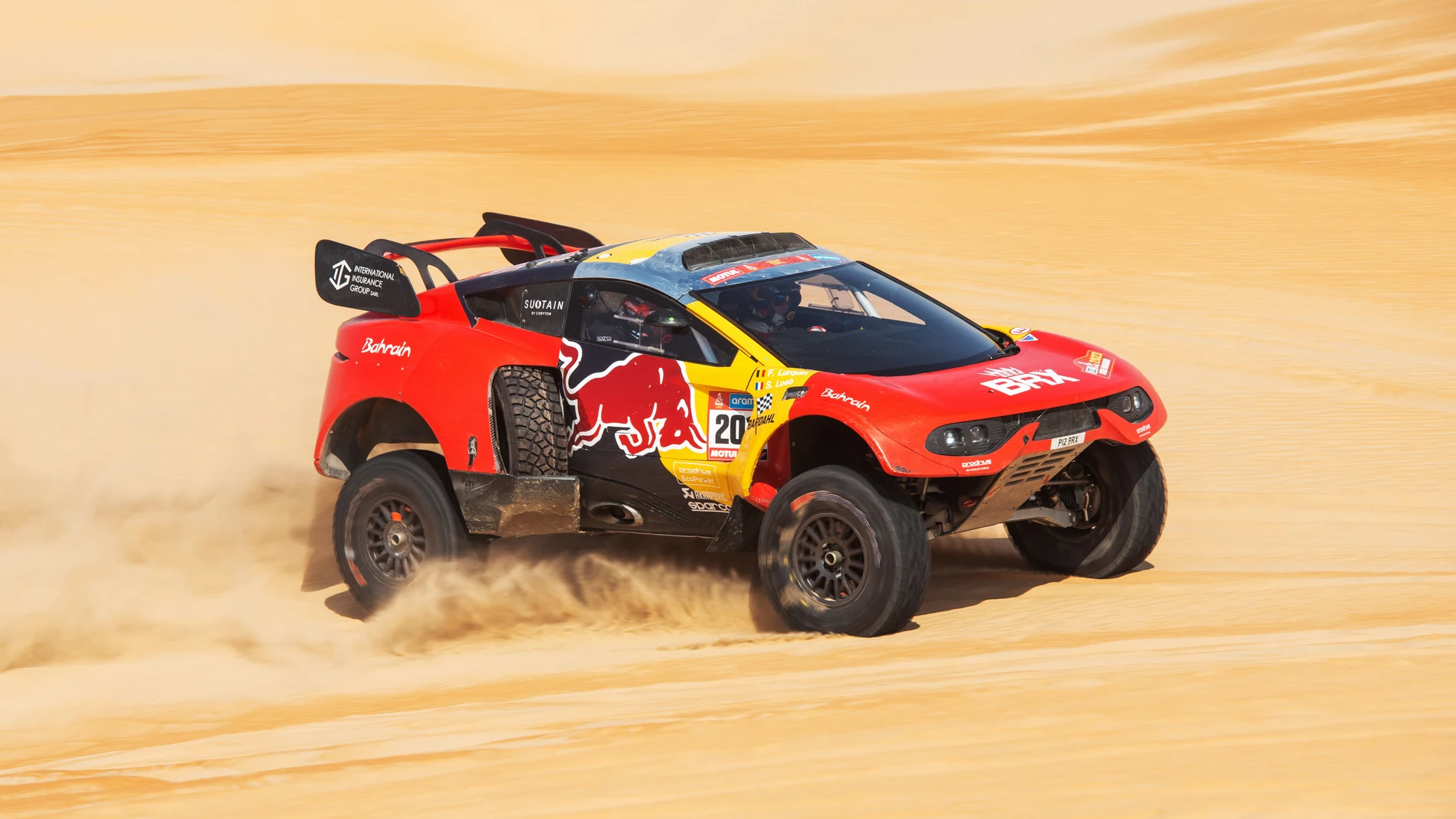 Sebastien Loeb, en acción en el Dakar 2023