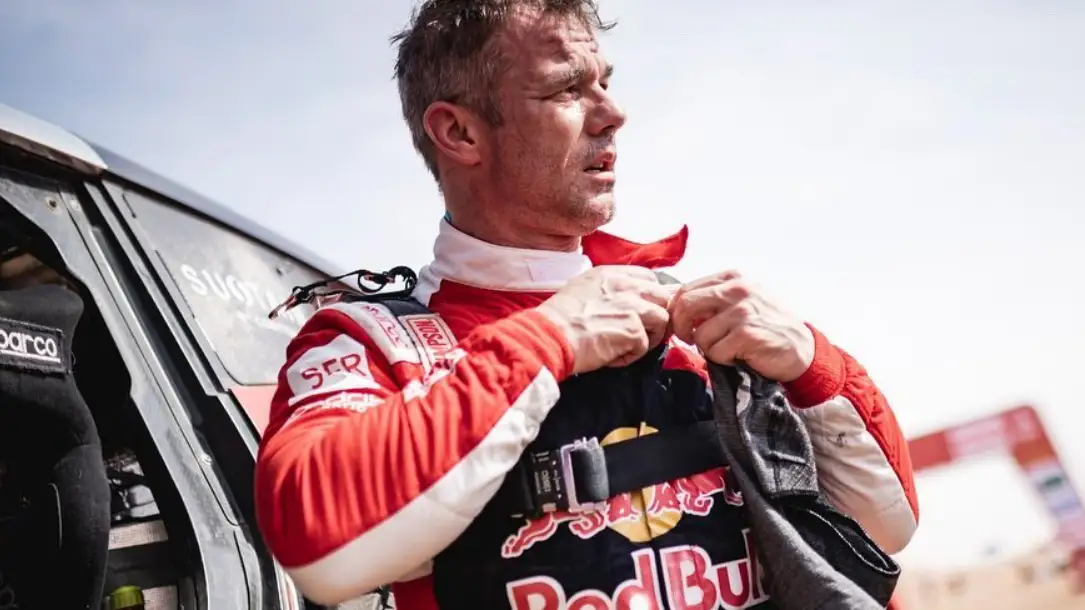 Sebastian Loeb, tras ganar la etapa número 13 del Rally Dakar Sebastian Loeb, tras ganar la etapa número 13 del Rally Dakar