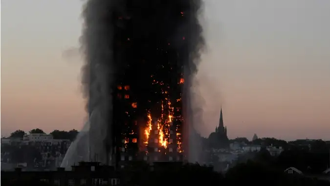 El incendio de la Grenfell Tower, Toby Melville