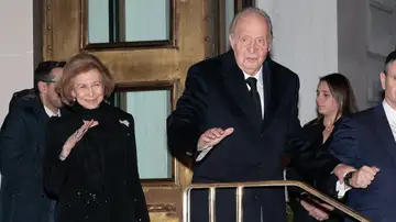 La reina Sofía y el rey don Juan Carlos I