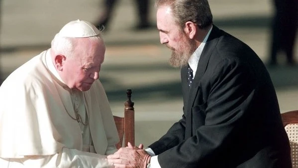 Juan Pablo II y Fidel Castro Juan Pablo II y Fidel Castro
