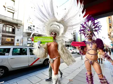 Drag Queen de Las Palmas en la Gran Vía Drag Queen de Las Palmas en la Gran Vía