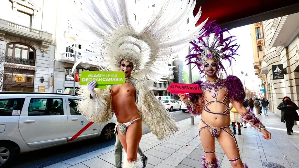 Drag Queen de Las Palmas en la Gran Vía Drag Queen de Las Palmas en la Gran Vía
