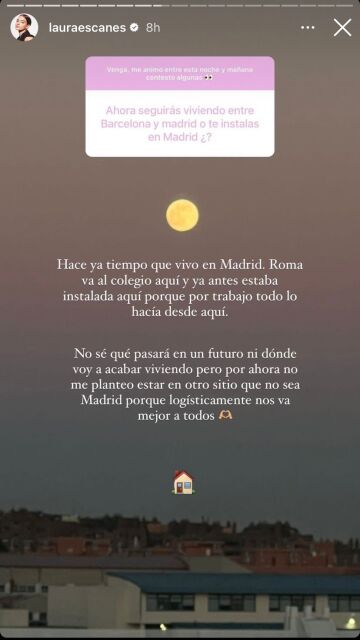 Laura Escanes seguirá viviendo en Madrid