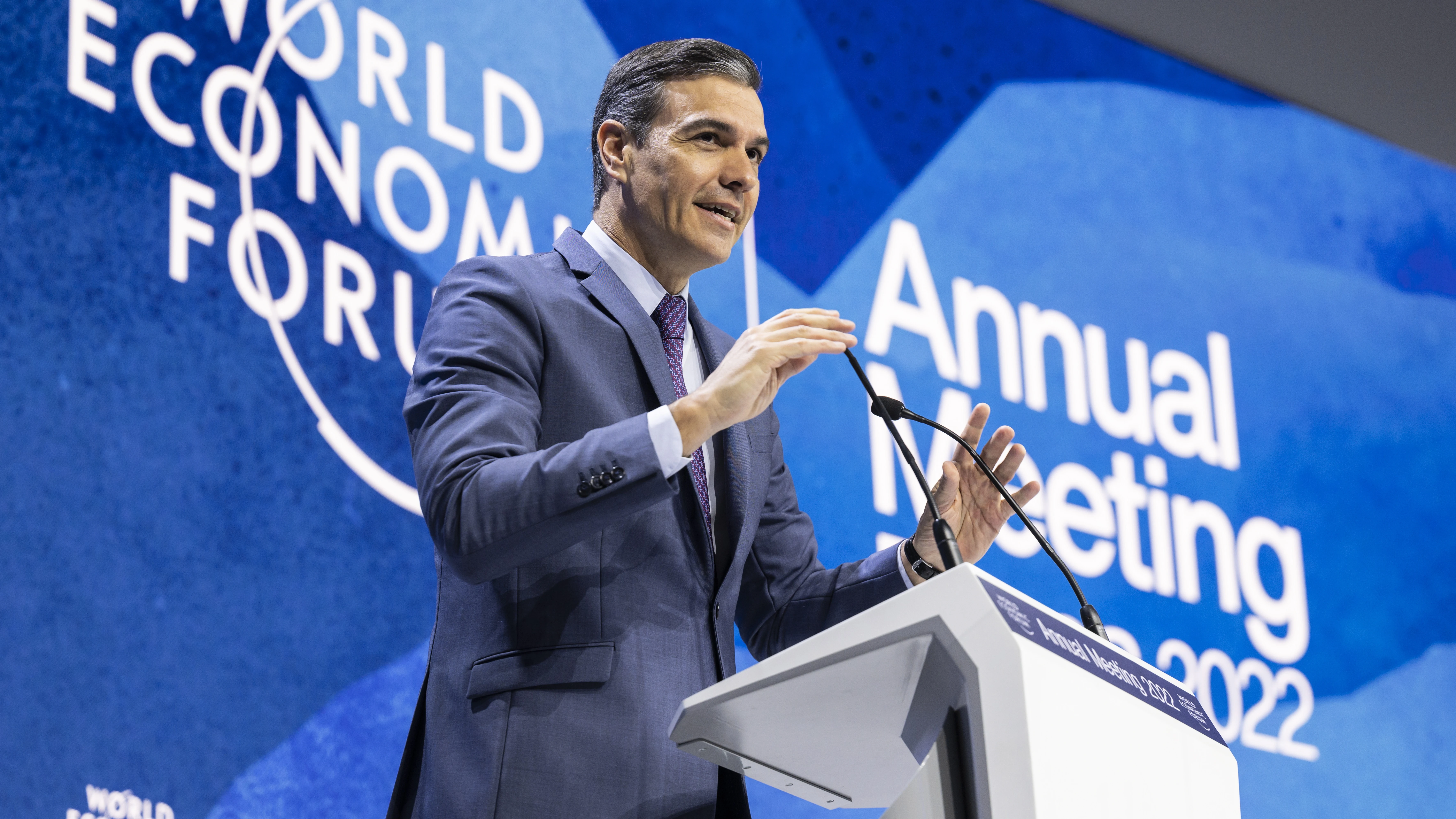 Pedro Sánchez en el Foro de Davos Pedro Sánchez en el Foro de Davos