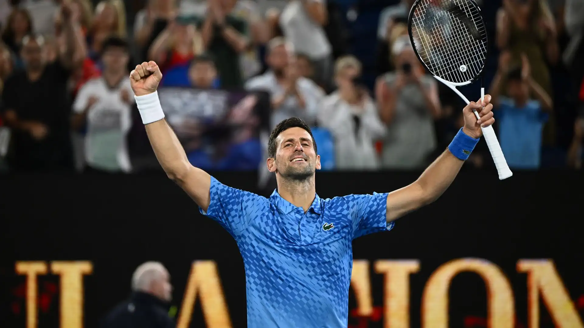 Djokovic, en su regreso a la Rod Laver Arena Djokovic, en su regreso a la Rod Laver Arena