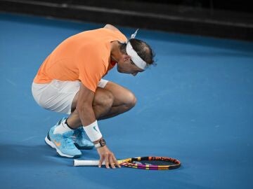 Rafa Nadal se lesiona en el Open de Australia