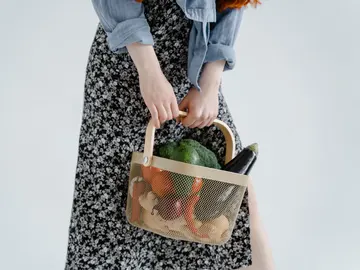 Cesta de la compra saludable Cesta de la compra saludable