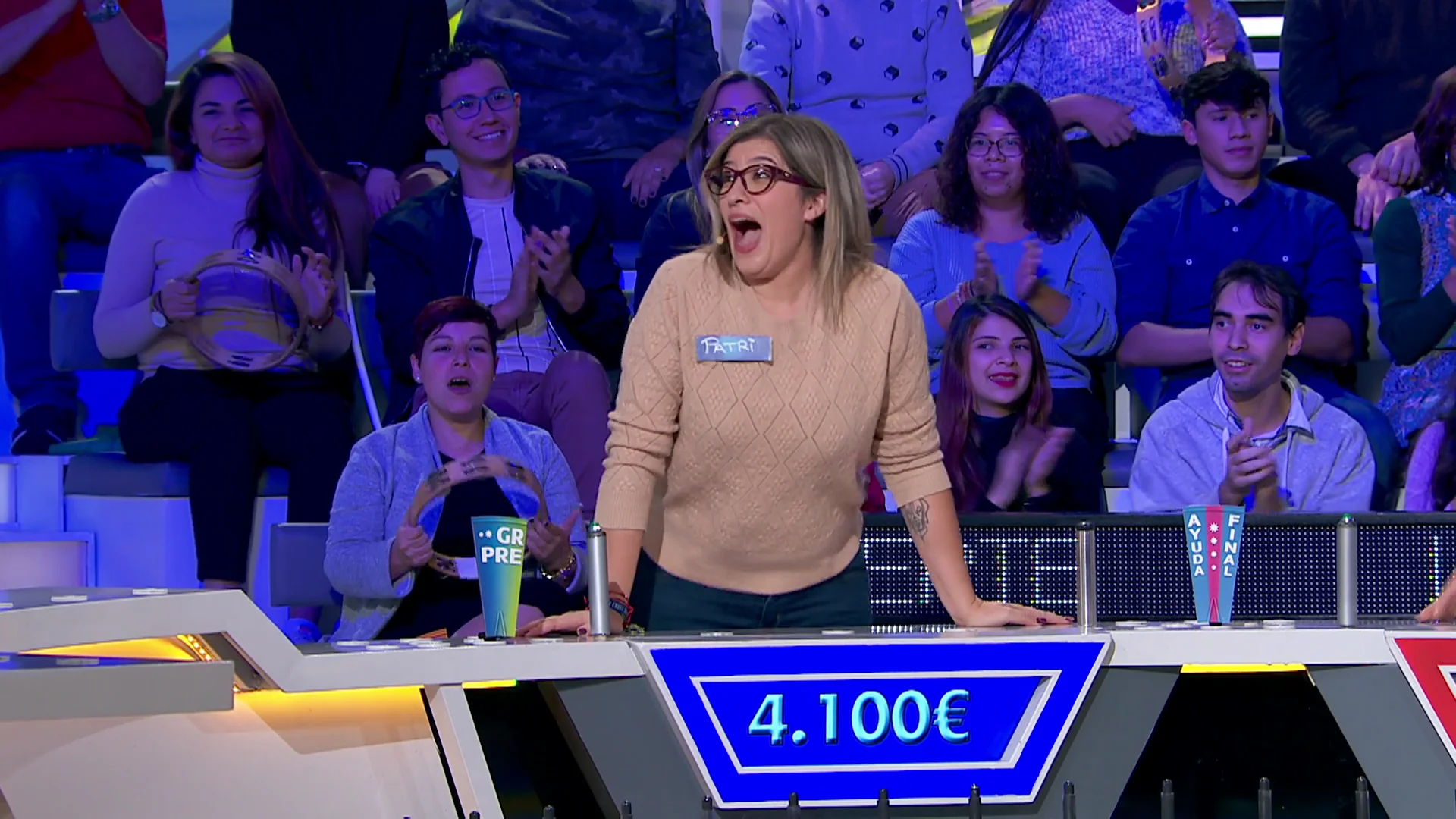 Del vacile de Jorge Fernández durante el bote… ¡Al éxtasis de Patri por ganar más de 4.000 euros! Del vacile de Jorge Fernández durante el bote… ¡Al éxtasis de Patri por ganar más de 4.000 euros!
