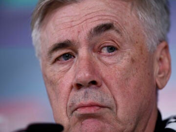 Ancelotti en sala de prensa