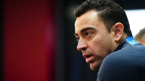 Xavi Hernández, en rueda de prensa Xavi Hernández, en rueda de prensa