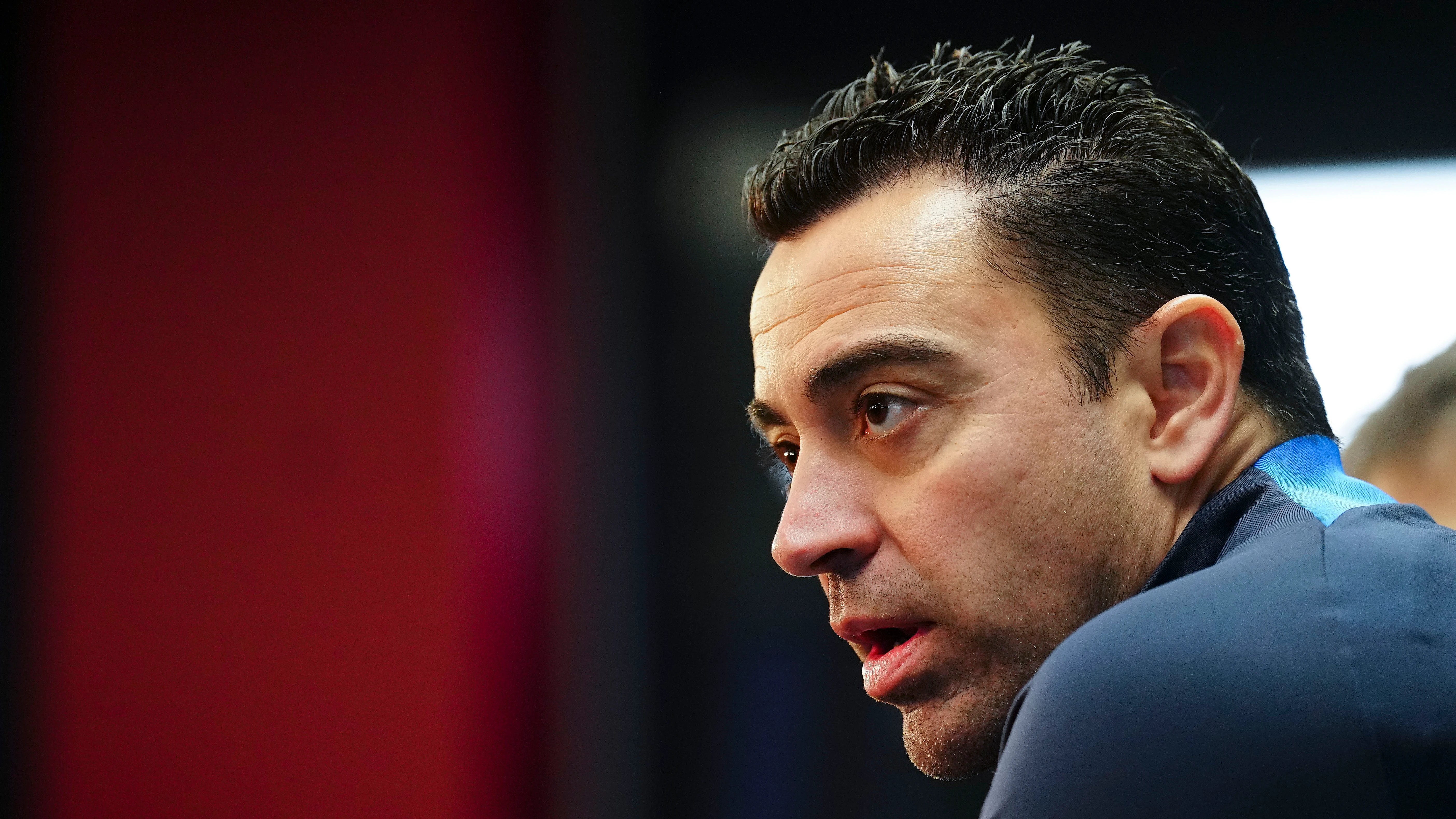 Xavi Hernández, en rueda de prensa Xavi Hernández, en rueda de prensa