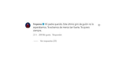 Mensaje Fran Perea