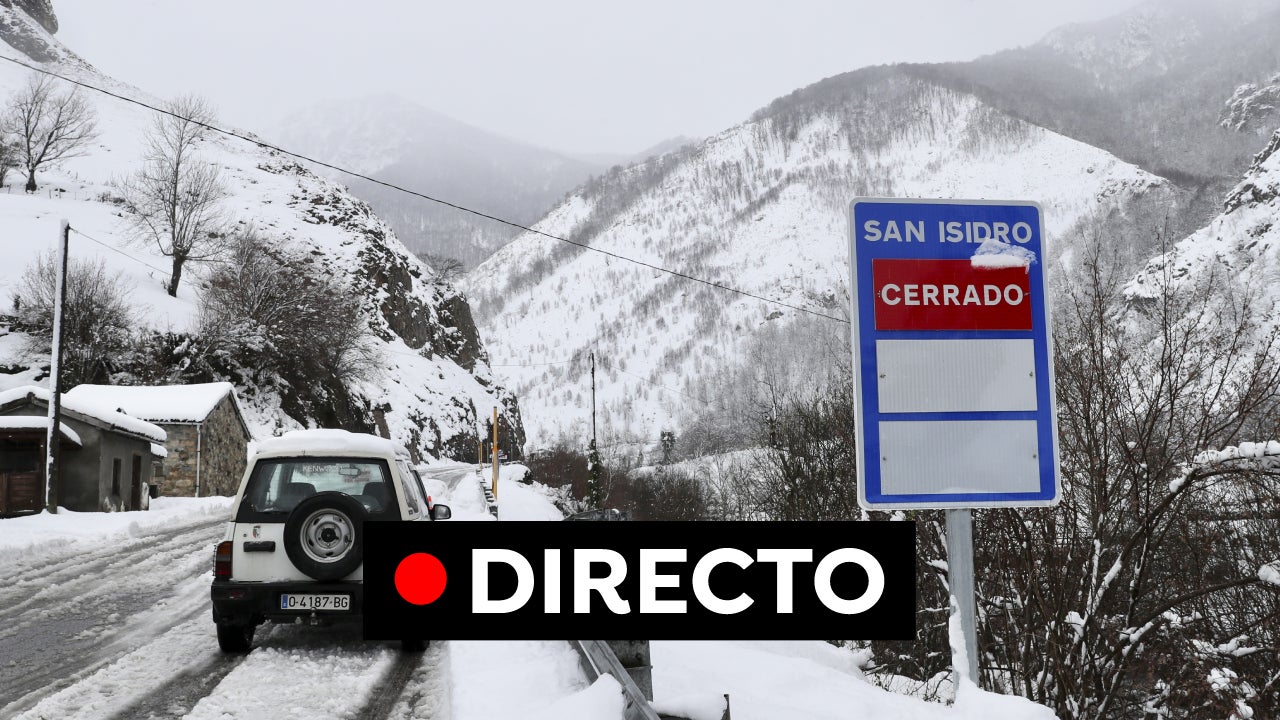 Temporal de frío polar y nieve en España: última hora de la