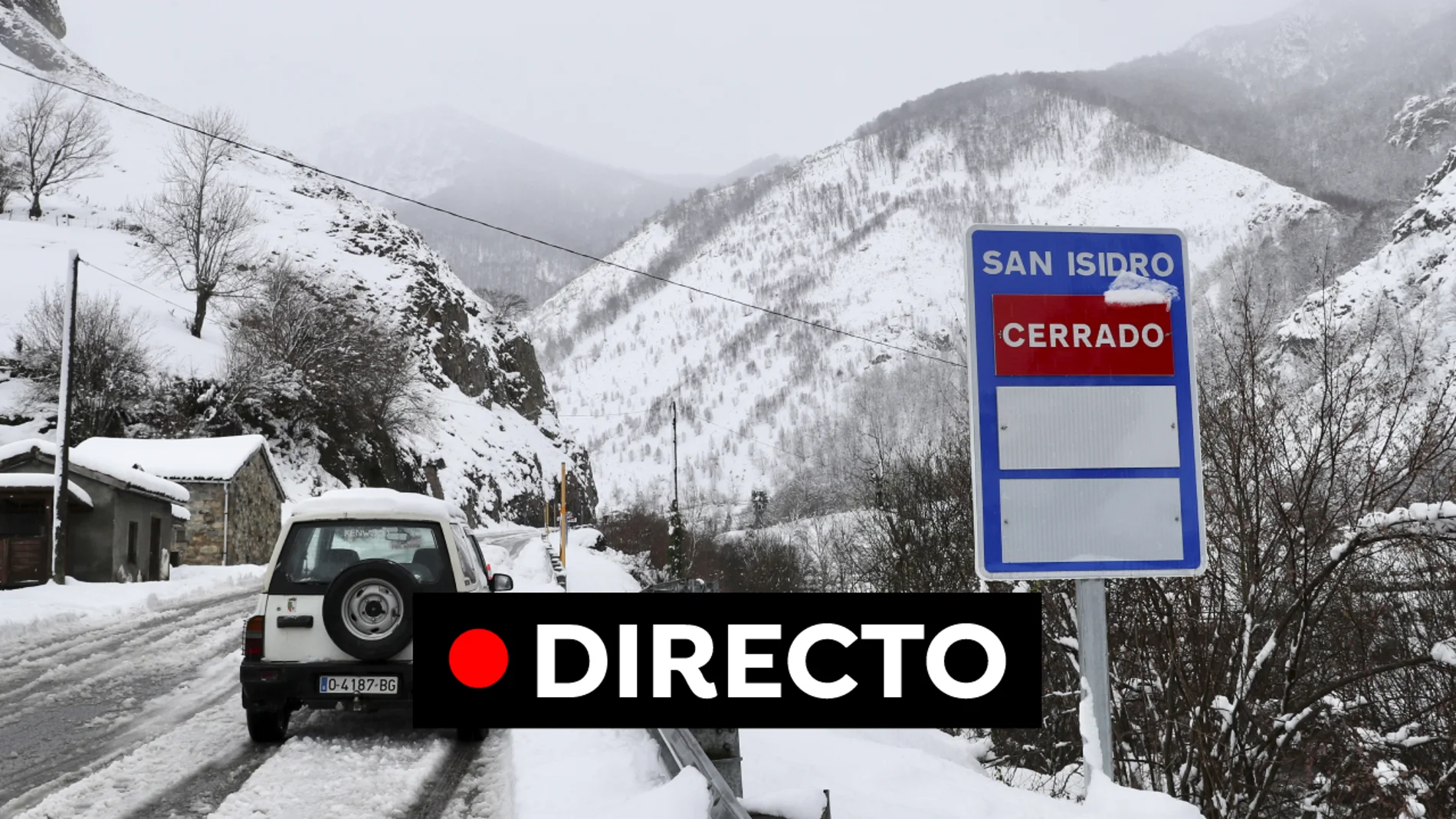 Temporal de frío polar y nieve en España: última hora de la borrasca,  carreteras cortadas e incidencias, en directo