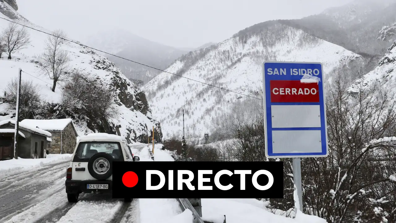 Temporal de fr&iacute;o polar y nieve en Espa&ntilde;a: &uacute;ltima hora en directo
