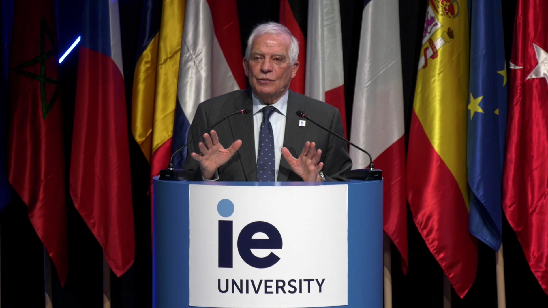 Josep Borrell, en el acto organizado por IE University