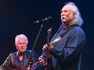 David Crosby (d) y Graham Nash (i) David Crosby (d) y Graham Nash (i)
