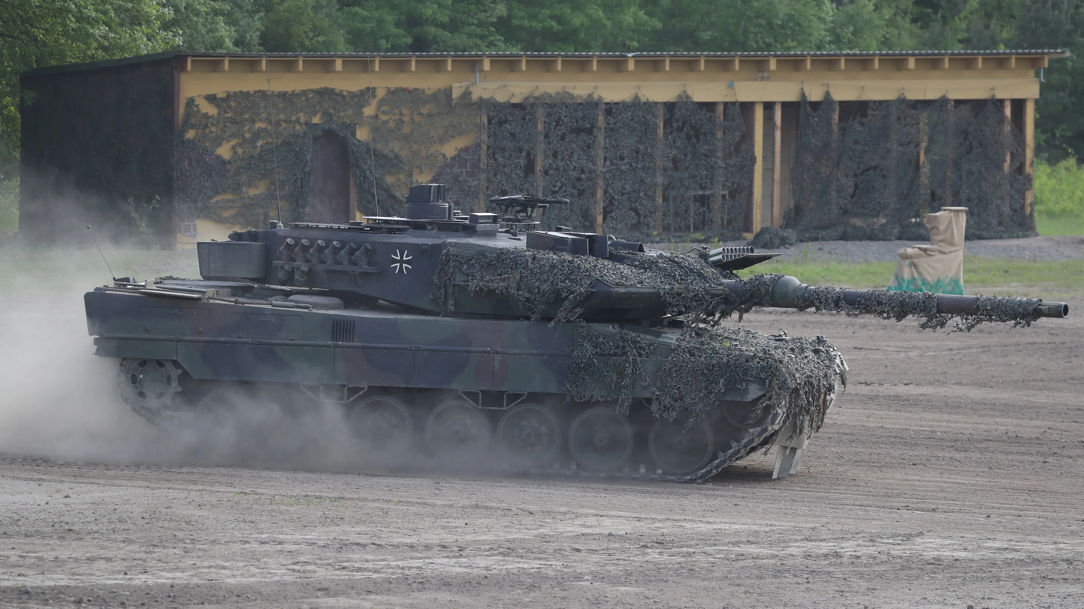 Imagen de archivo de un tanque Leopard 2