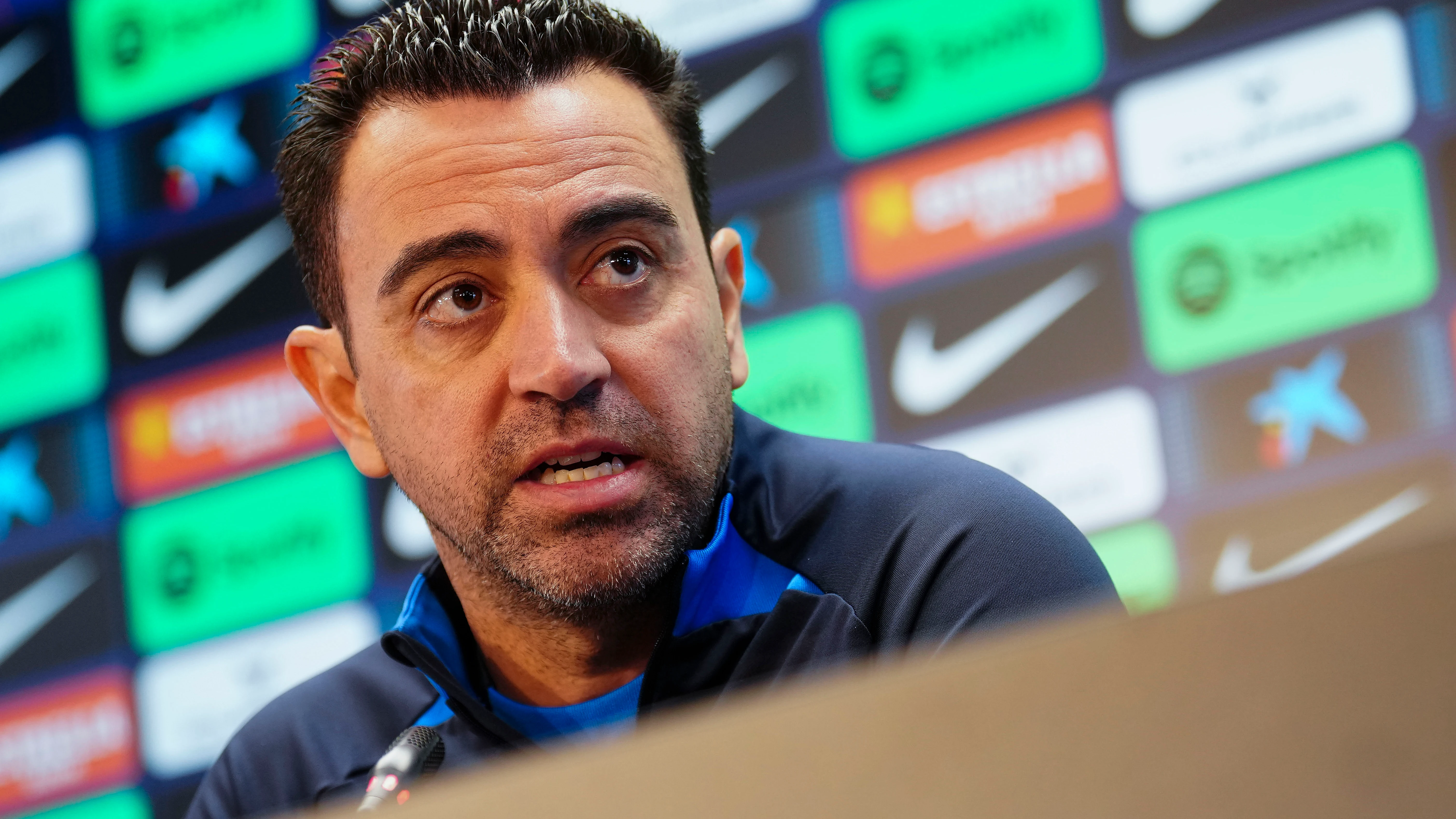 Xavi Hernández comparece en rueda de prensa Xavi Hernández comparece en rueda de prensa