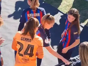 La imagen polémica de la Supercopa Femenina La imagen polémica de la Supercopa Femenina