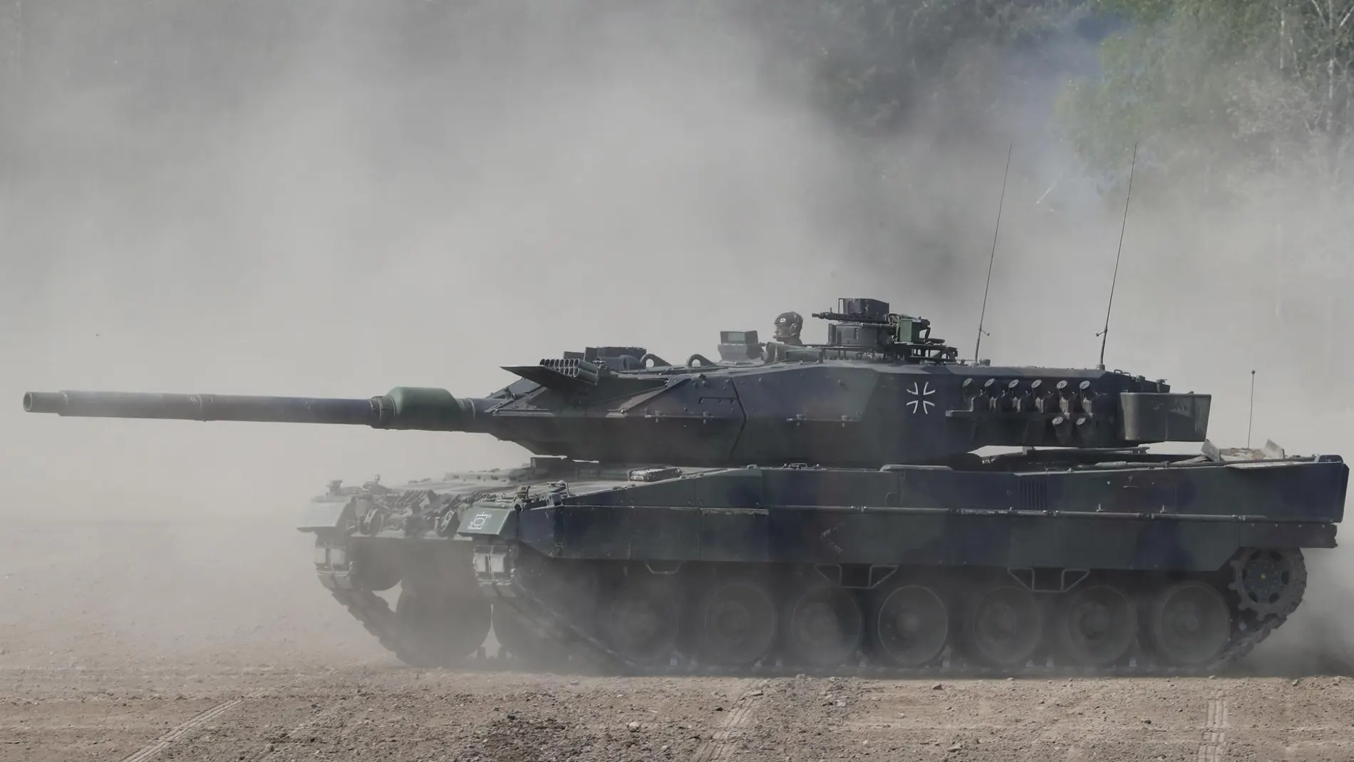 Un tanque Leopard 2