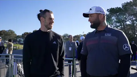 Gareth Bale y Jon Rahm Gareth Bale y Jon Rahm