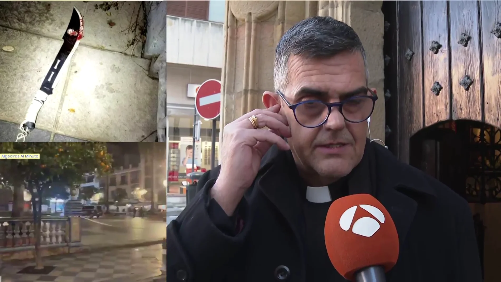 Ataque en Algeciras: La emoción del párroco al que le tocaba oficiar la misa Ataque en Algeciras: La emoción del párroco al que le tocaba oficiar la misa