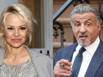 Pamela Anderson y Sylvester Stallone Pamela Anderson y Sylvester Stallone
