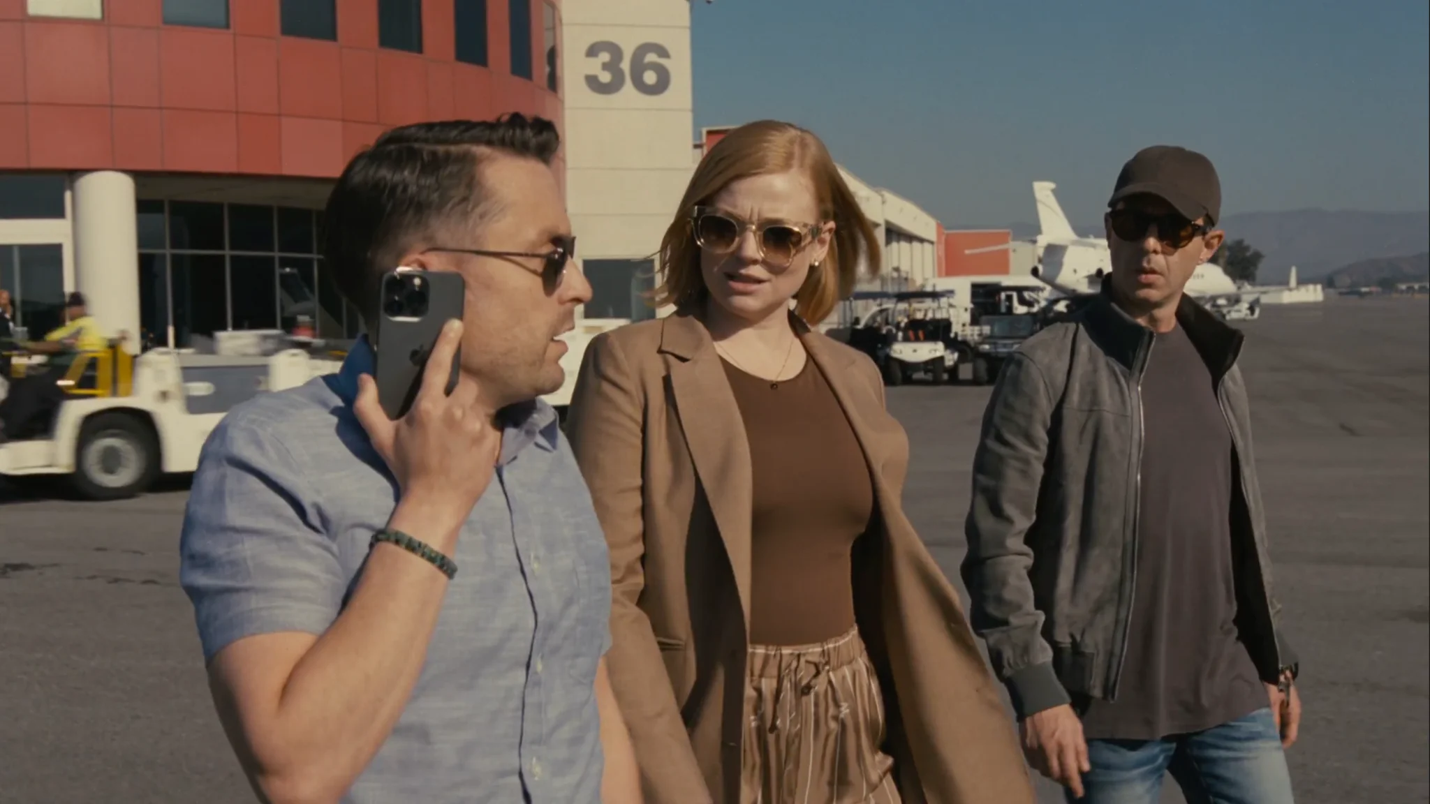 Jeremy Strong, Sarah Snook, Kieran Culkin en la temporada 4 de 'Succession' Jeremy Strong, Sarah Snook, Kieran Culkin en la temporada 4 de 'Succession'
