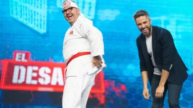 La colita de Kung Fu Panda de Florentino Fernández desata las risas de Roberto Leal en ‘El Desafío’