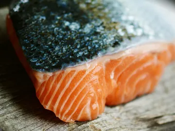 Pieza de salmón Pieza de salmón