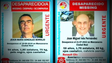 Localizan el coche de uno de los dos desaparecidos en Manzanares: 