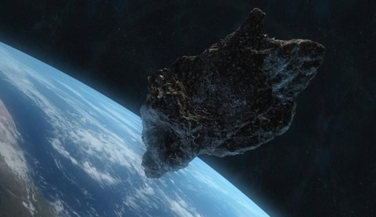 El asteroide 2023 BU