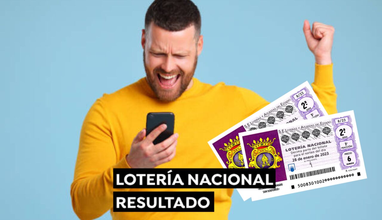 Sorteo Lotería Nacional: Comprobar décimo de hoy sábado 28 de enero, en directo