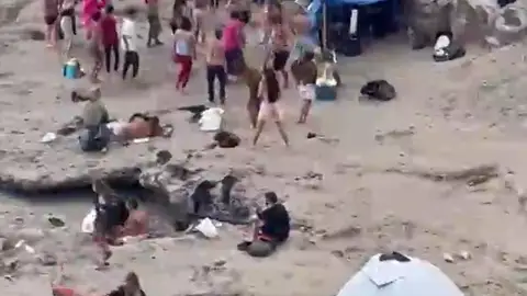 Organizan una fiesta ilegal en un paraje protegido en el sur de Tenerife Organizan una fiesta ilegal en un paraje protegido en el sur de Tenerife