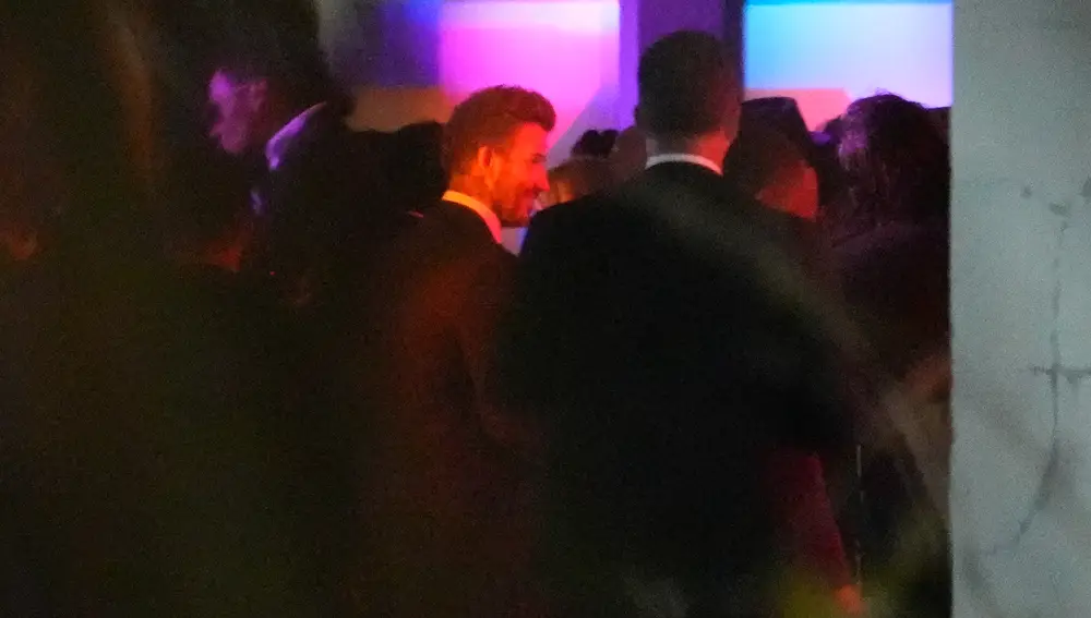 David Beckham en la boda de Marc Anthony