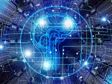 Imagen de archivo de Inteligencia Artificial (IA) Imagen de archivo de Inteligencia Artificial (IA)