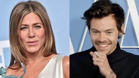 Harry Styles y Jennifer Aniston Harry Styles y Jennifer Aniston