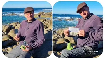 Las cenizas de un surfista navegan desde Florida hasta Oia en Galicia Las cenizas de un surfista navegan desde Florida hasta Oia en Galicia