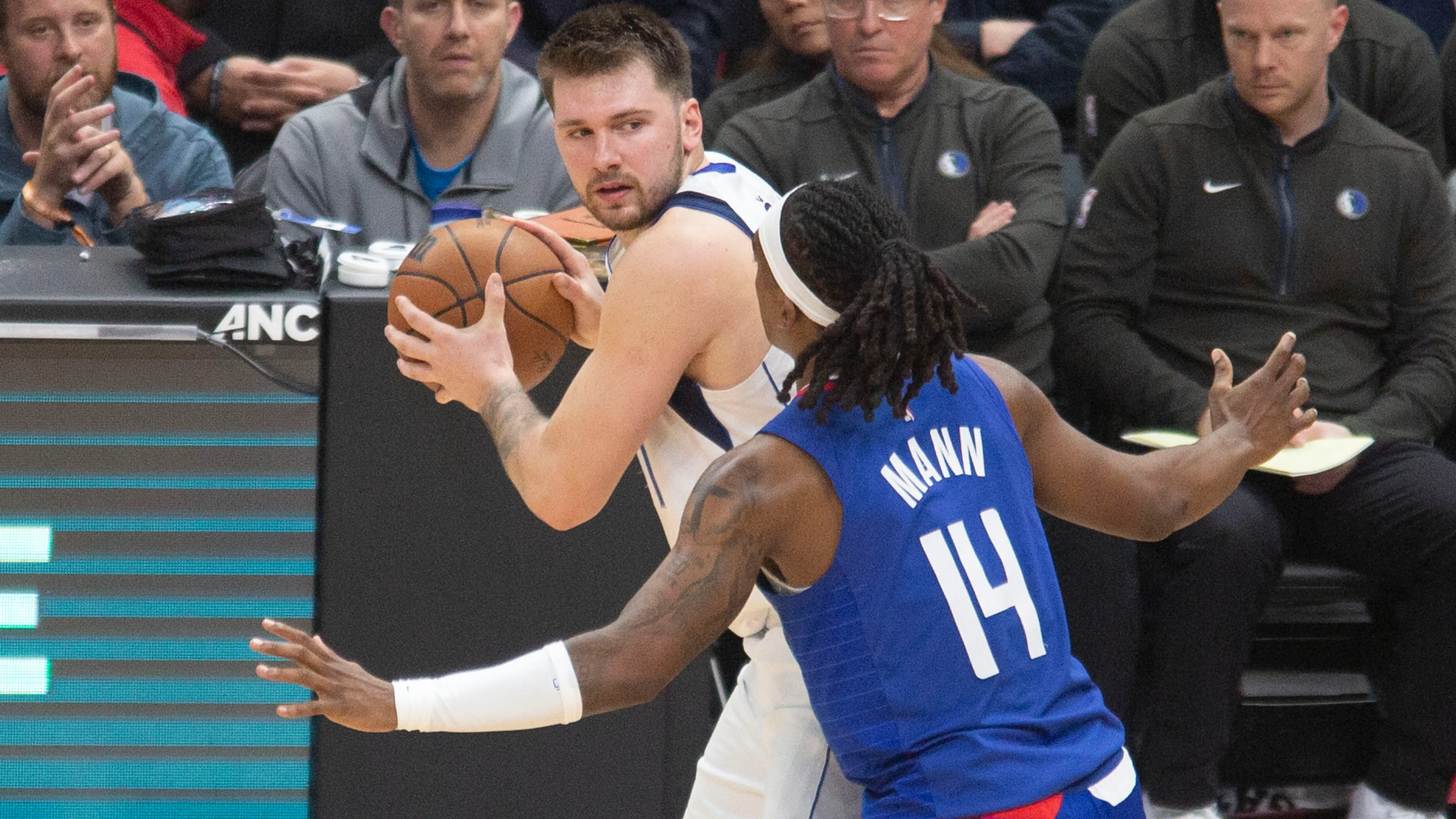 Luka Doncic, en un partido de la NBA