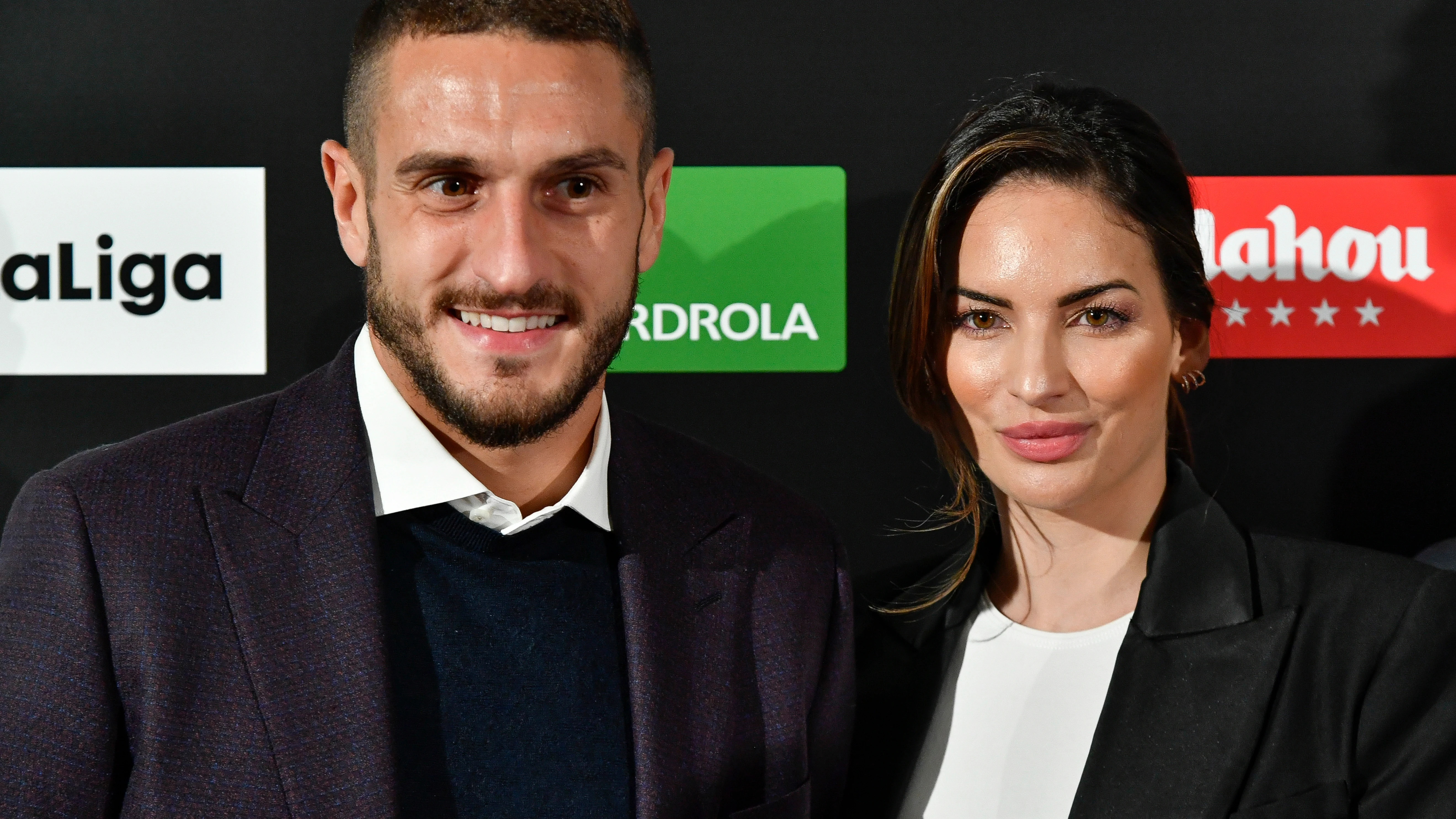 Koke y su mujer, Beatriz Espejel, en los Premios APDM