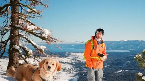 El esquiador Kyle Smaine, en una imagen de su Instagram El esquiador Kyle Smaine, en una imagen de su Instagram