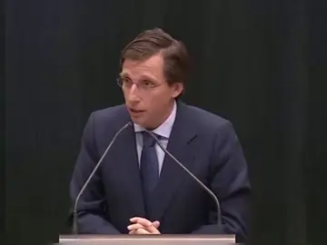 La rápida intervención de Almeida en el Pleno La rápida intervención de Almeida en el Pleno