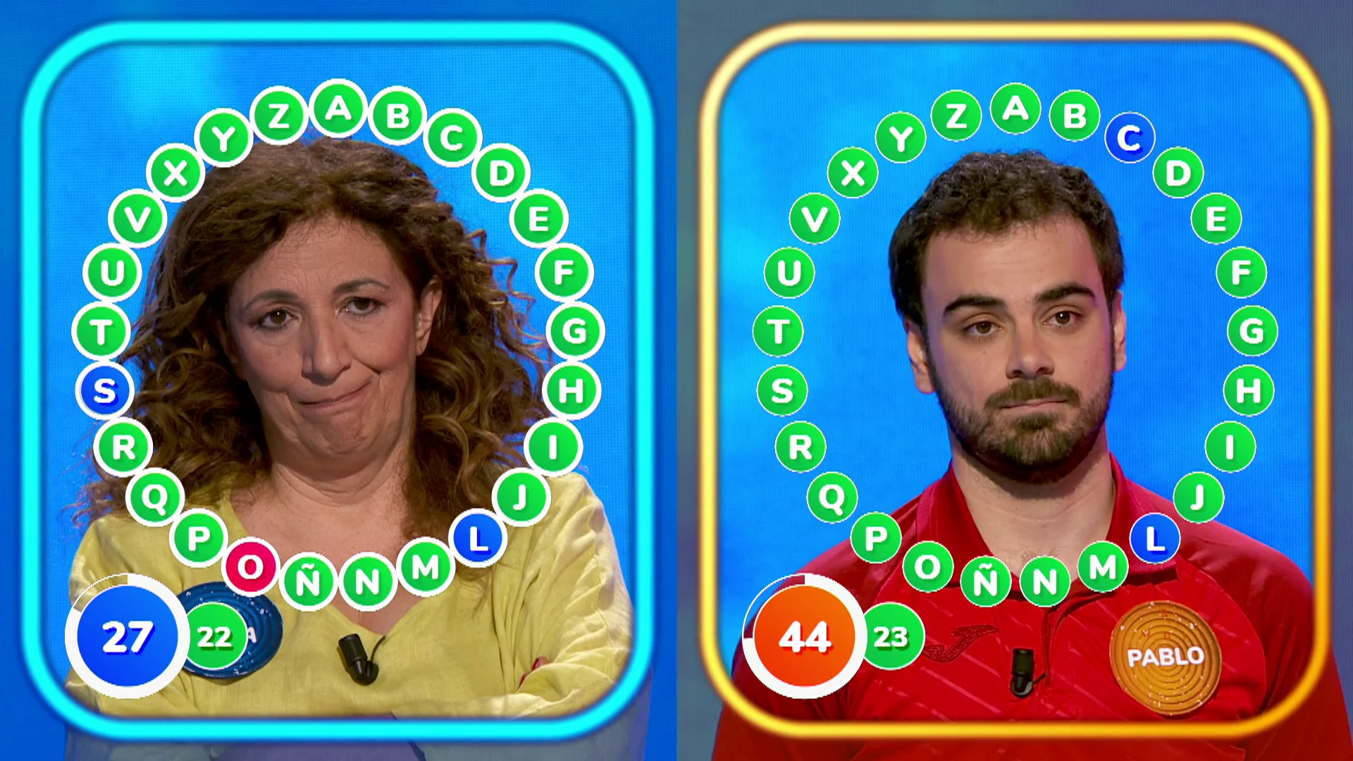¡Pablo, campeón del Duelo de Campeones! Vence a Sofía en ‘El Rosco’ y se lleva el bote de 50.000 euros ¡Pablo, campeón del Duelo de Campeones! Vence a Sofía en ‘El Rosco’ y se lleva el bote de 50.000 euros